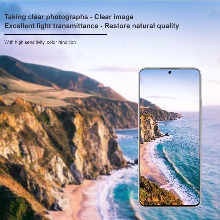 For Meizu Note 16 imak Black Version HD Glass Rear Camera Lens Film, Self-positioning Version