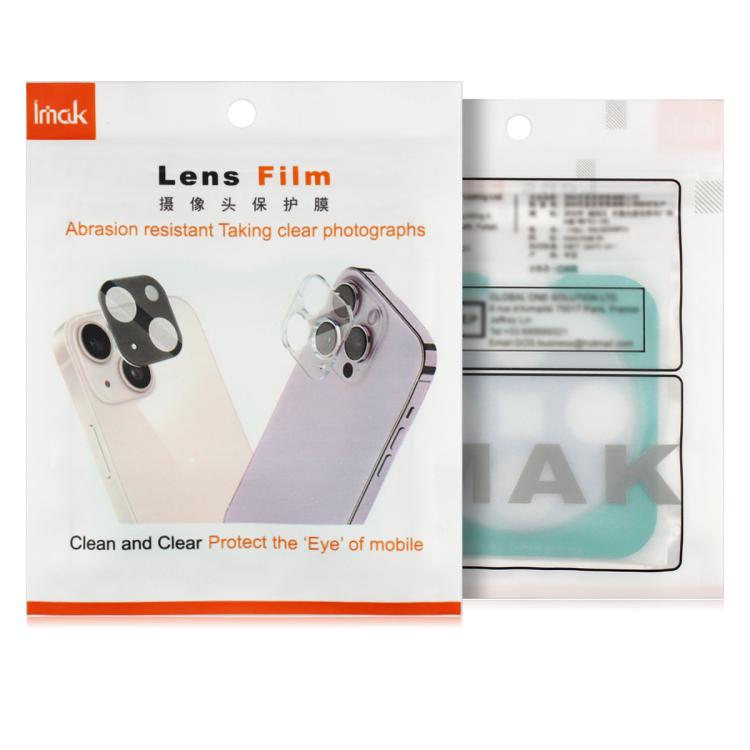 For Meizu Note 16 imak Black Version HD Glass Rear Camera Lens Film, Self-positioning Version