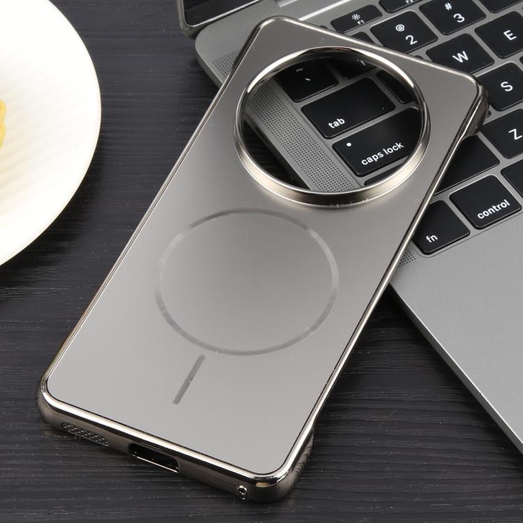 For Huawei Mate 60 Electroplating Frameless Frosted Anti-Glare PC MagSafe Phone Case