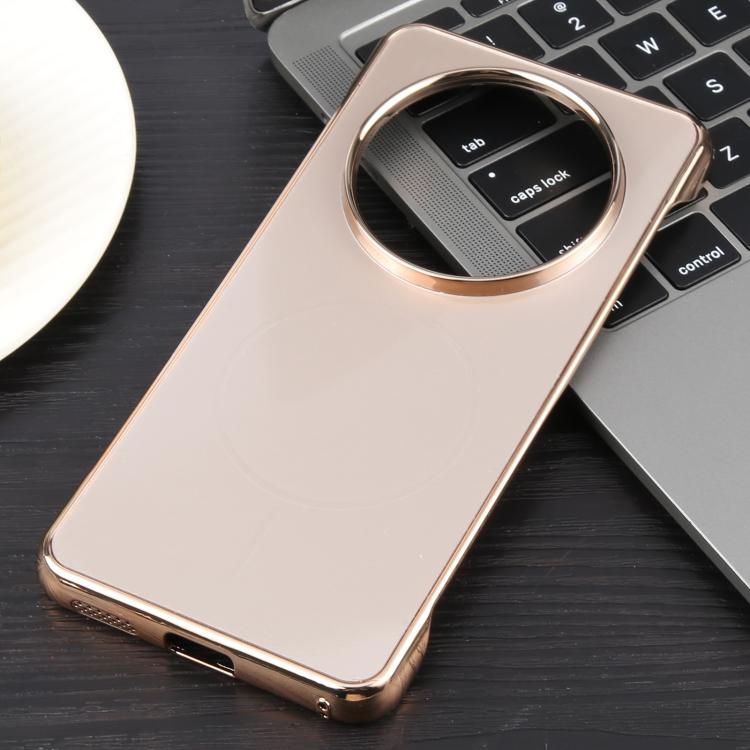 For Huawei Mate 70 Electroplating Frameless Frosted Anti-Glare PC MagSafe Phone Case