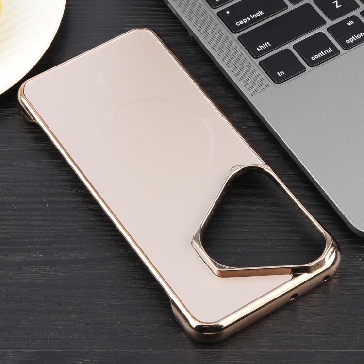 For Huawei Pura 70 Pro / 70 Pro+ Electroplating Frameless Frosted Anti-Glare PC MagSafe Phone Case