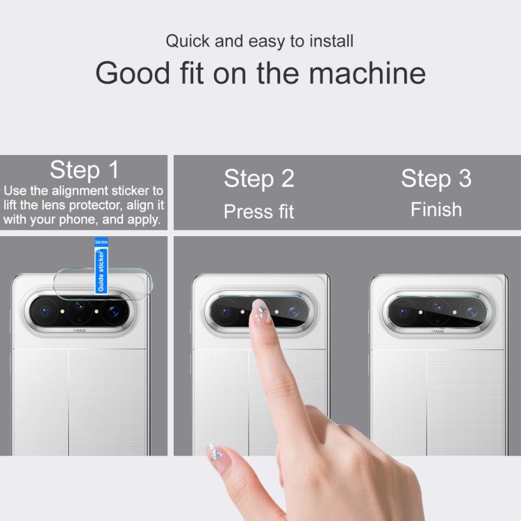 For Huawei Pura X Max IMAK Rear Camera Lens Glass Film Thin Version
