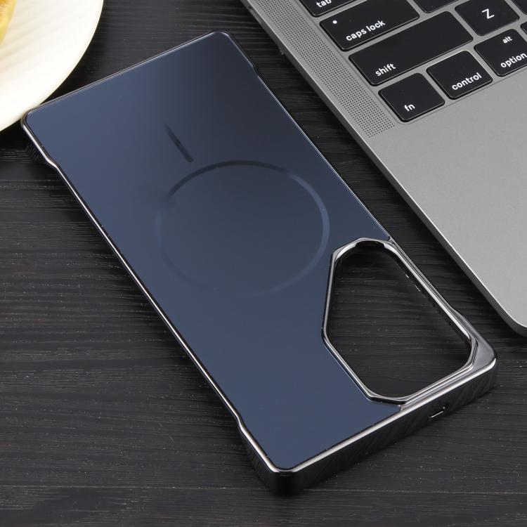 For Samsung Galaxy S22 Ultra 5G Electroplating Frameless Frosted Anti-Glare PC MagSafe Phone Case