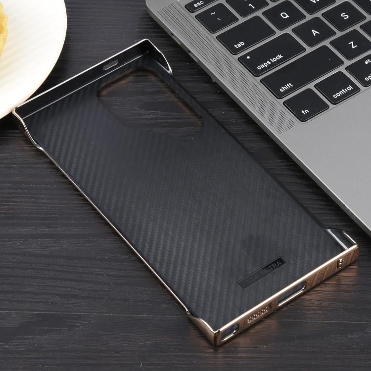 For Samsung Galaxy S23 Ultra 5G Electroplating Frameless Frosted Anti-Glare PC MagSafe Phone Case