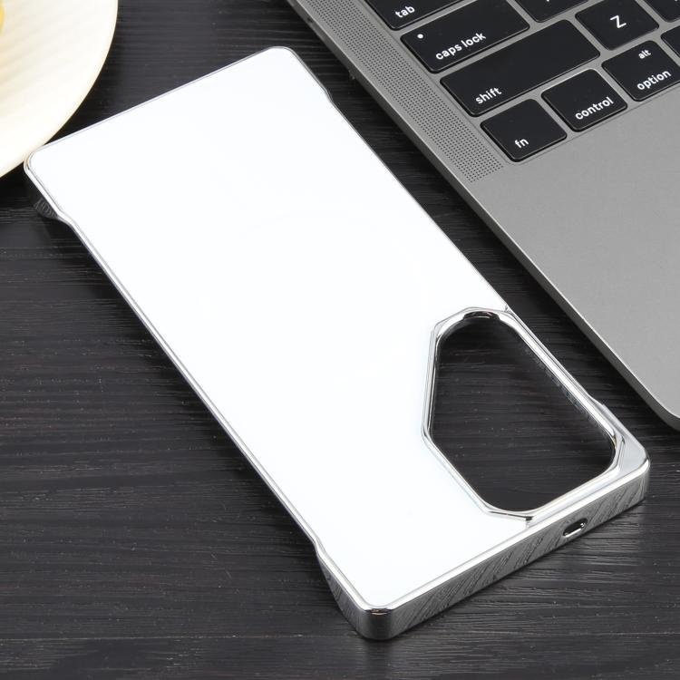 For Samsung Galaxy S23 Ultra 5G Electroplating Frameless Frosted Anti-Glare PC MagSafe Phone Case