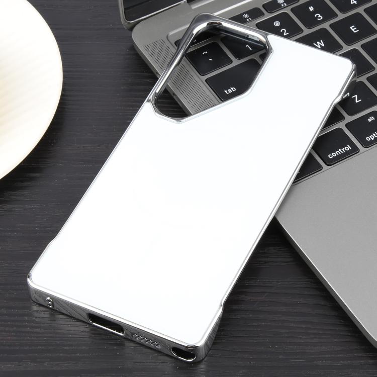 For Samsung Galaxy S25 Ultra 5G Electroplating Frameless Frosted Anti-Glare PC MagSafe Phone Case