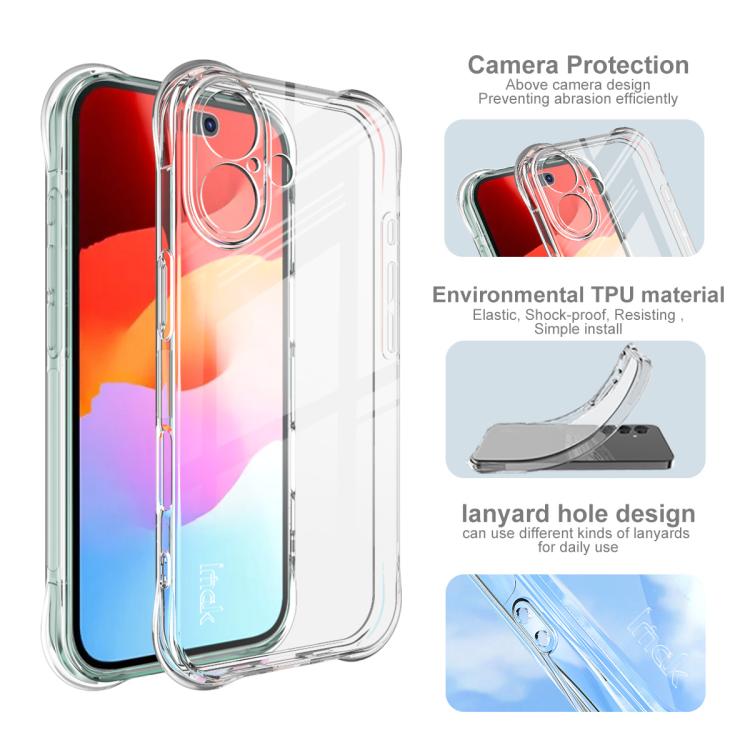 For iPhone 17 imak Shockproof Airbag TPU Phone Case