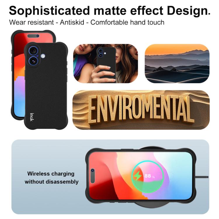For iPhone 17 imak Shockproof Airbag TPU Phone Case