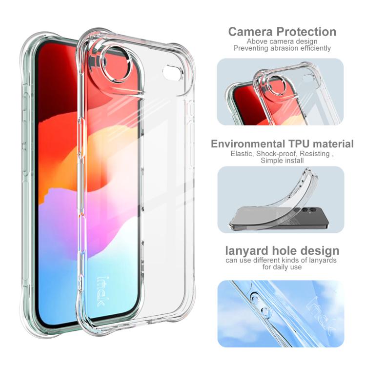 For iPhone Air imak Shockproof Airbag TPU Phone Case