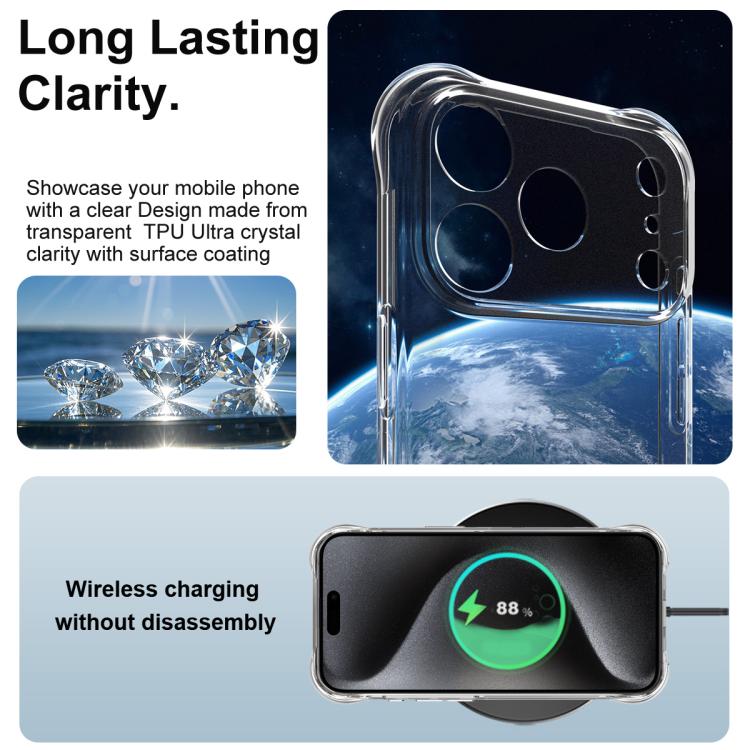 For iPhone 17 Pro imak Shockproof Airbag TPU Phone Case