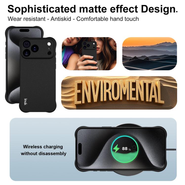 For iPhone 17 Pro Max imak Shockproof Airbag TPU Phone Case