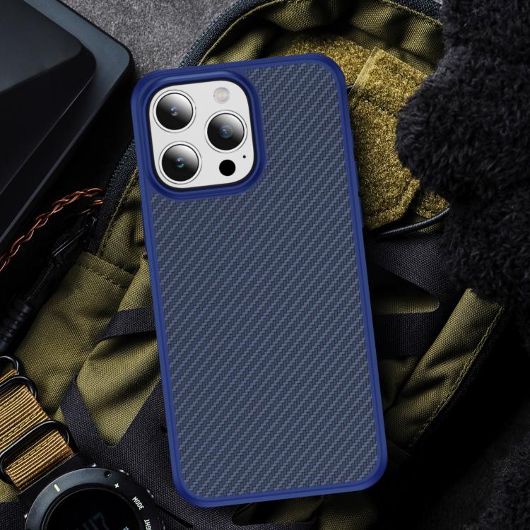 For iPhone 15 Pro Carbon Fiber Texture Skin-feel Acrylic TPU Phone Case