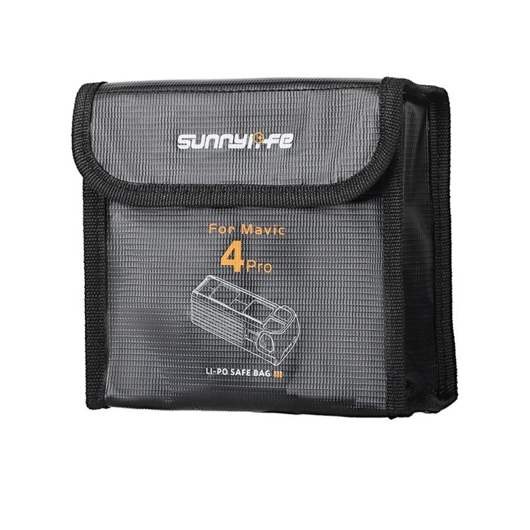 For DJI Mavic 4 Pro Sunnylife Battery Explosion-proof Safe Bag Protective Li-Po Safe Bag