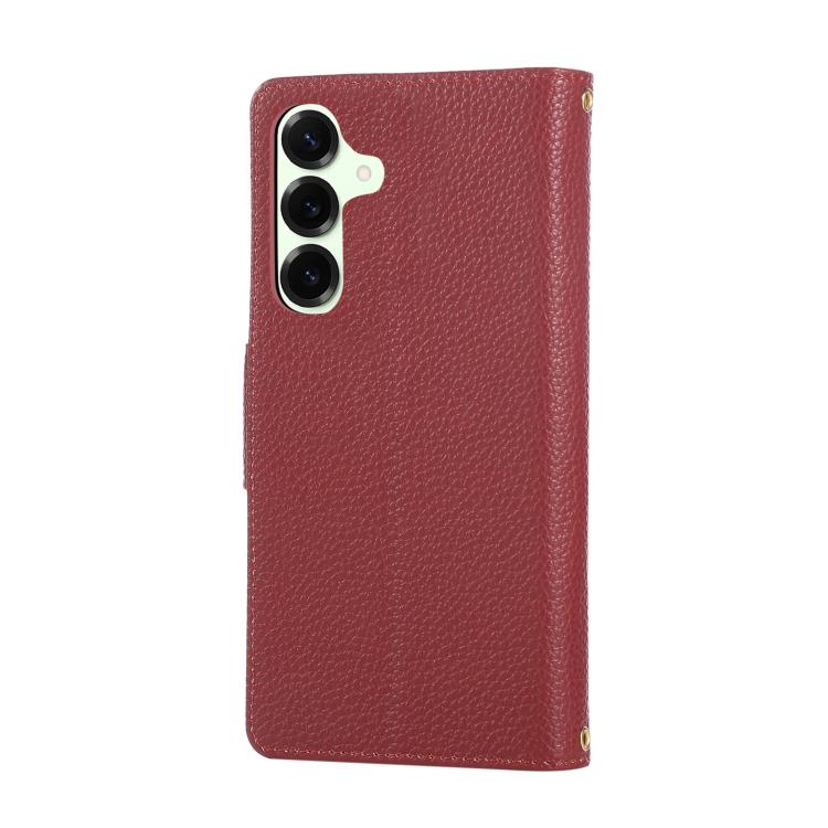 For Samsung Galaxy A14 4G / 5G Round Buckle Zipper Wallet Leather Phone Case with Crossbody Strap