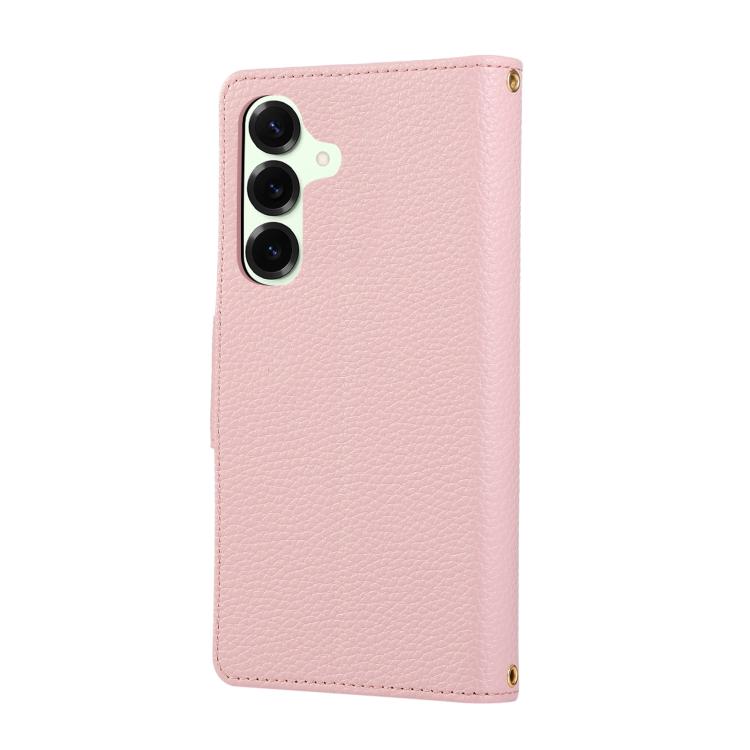 For Samsung Galaxy A16 4G / 5G / A26 5G Round Buckle Zipper Wallet Leather Phone Case with Crossbody Strap