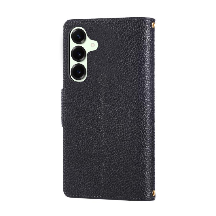 For Samsung Galaxy A16 4G / 5G / A26 5G Round Buckle Zipper Wallet Leather Phone Case with Crossbody Strap