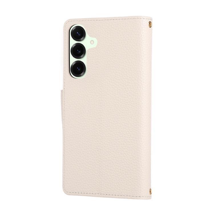 For Samsung Galaxy A16 4G / 5G / A26 5G Round Buckle Zipper Wallet Leather Phone Case with Crossbody Strap
