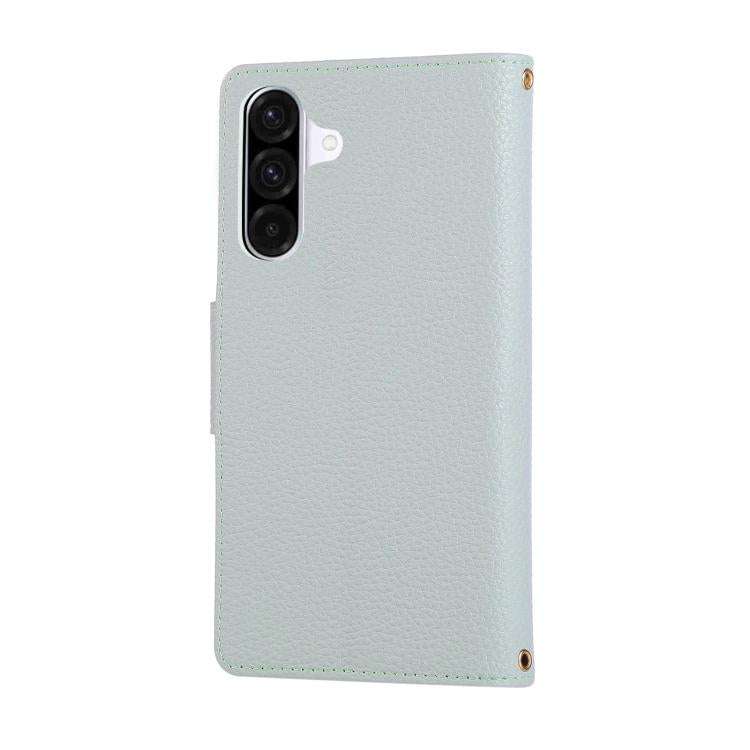 For Samsung Galaxy A56 5G Round Buckle Zipper Wallet Leather Phone Case with Crossbody Strap