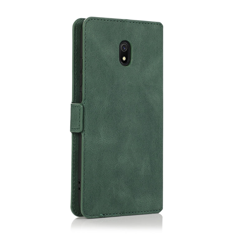 For Xiaomi Redmi 8A Retro Magnetic Closing Clasp Horizontal Flip Leather Case with Holder & Card Slots & Photo Frame & Wallet