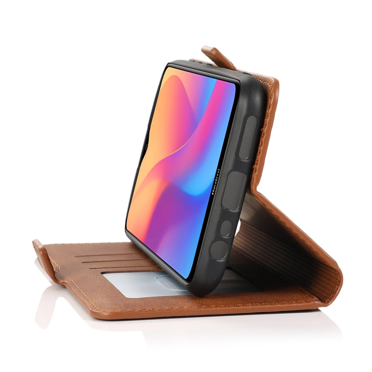 For Xiaomi Redmi 8A Retro Magnetic Closing Clasp Horizontal Flip Leather Case with Holder & Card Slots & Photo Frame & Wallet