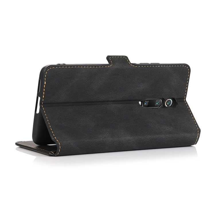 For Xiaomi Redmi K20 Pro Retro Magnetic Closing Clasp Horizontal Flip Leather Case with Holder & Card Slots & Photo Frame & Wallet