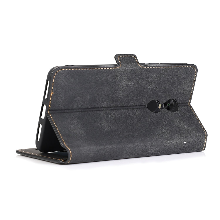 For Xiaomi Redmi Note 4X Retro Magnetic Closing Clasp Horizontal Flip Leather Case with Holder & Card Slots & Photo Frame & Wallet