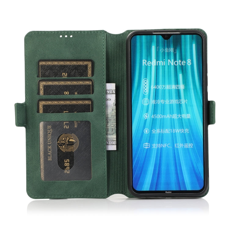 For Xiaomi Redmi Note 8 Retro Magnetic Closing Clasp Horizontal Flip Leather Case with Holder & Card Slots & Photo Frame & Wallet