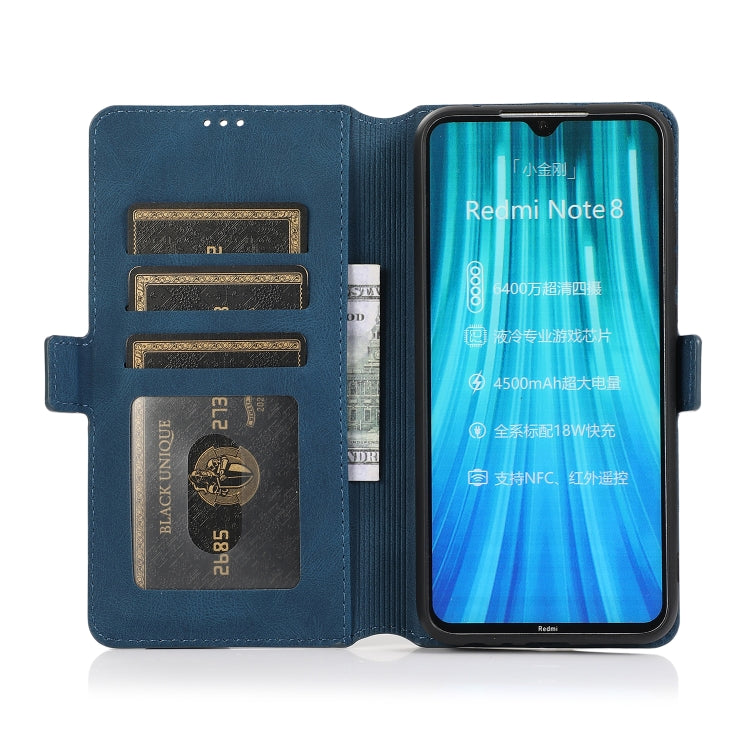 For Xiaomi Redmi Note 8 Retro Magnetic Closing Clasp Horizontal Flip Leather Case with Holder & Card Slots & Photo Frame & Wallet