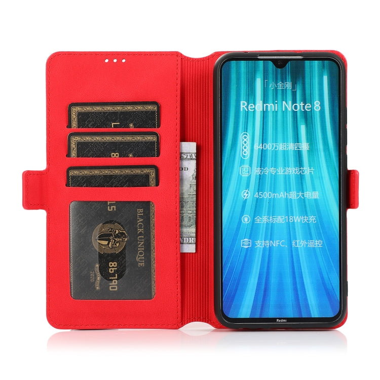 For Xiaomi Redmi Note 8 Retro Magnetic Closing Clasp Horizontal Flip Leather Case with Holder & Card Slots & Photo Frame & Wallet