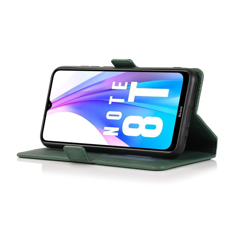 For Xiaomi Redmi Note 8T Retro Magnetic Closing Clasp Horizontal Flip Leather Case with Holder & Card Slots & Photo Frame & Wallet