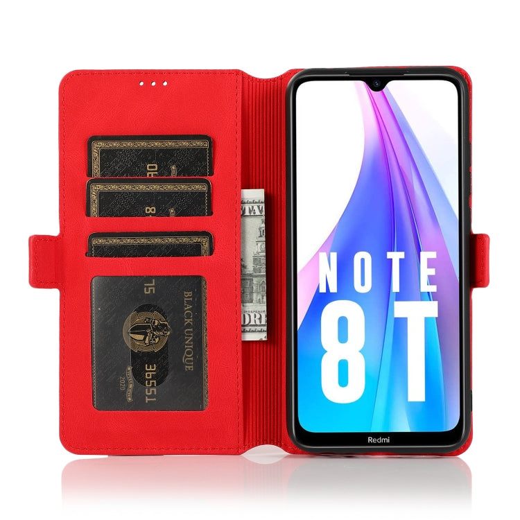 For Xiaomi Redmi Note 8T Retro Magnetic Closing Clasp Horizontal Flip Leather Case with Holder & Card Slots & Photo Frame & Wallet