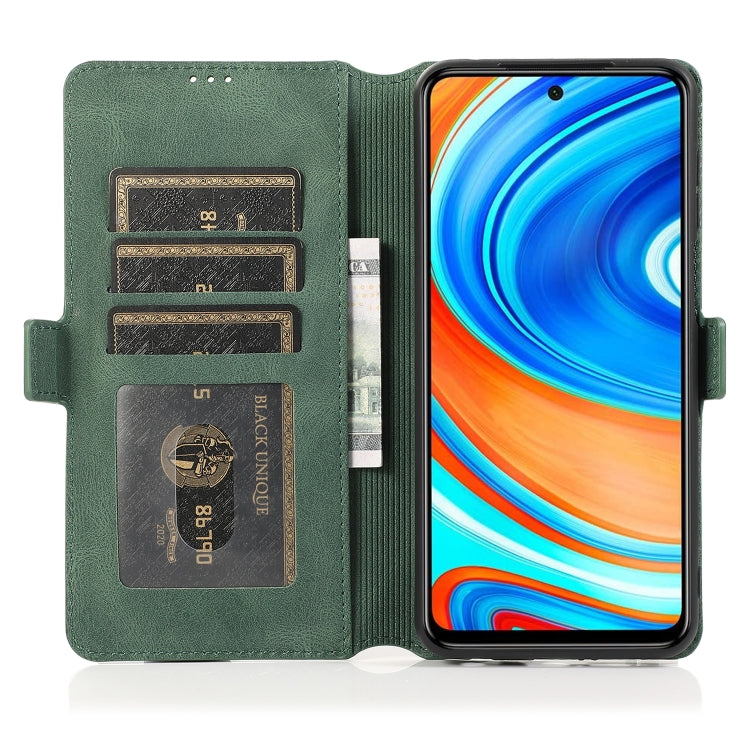 For Xiaomi Redmi Note 9 Pro Retro Magnetic Closing Clasp Horizontal Flip Leather Case with Holder & Card Slots & Photo Frame & Wallet