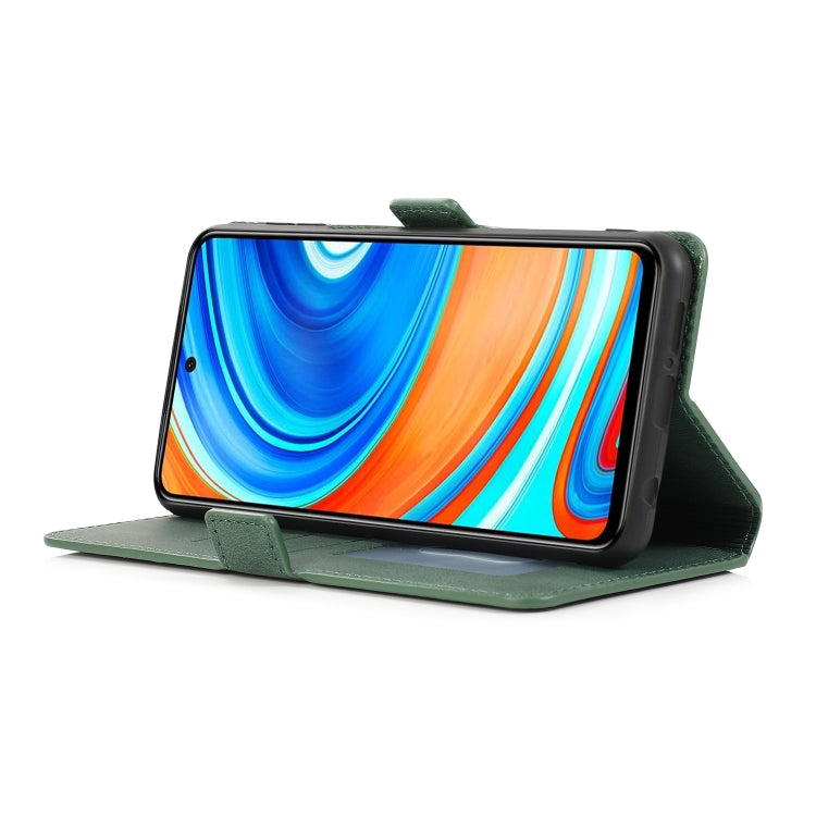 For Xiaomi Redmi Note 9 Pro Retro Magnetic Closing Clasp Horizontal Flip Leather Case with Holder & Card Slots & Photo Frame & Wallet