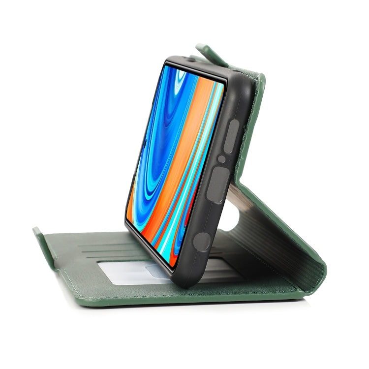 For Xiaomi Redmi Note 9 Pro Retro Magnetic Closing Clasp Horizontal Flip Leather Case with Holder & Card Slots & Photo Frame & Wallet