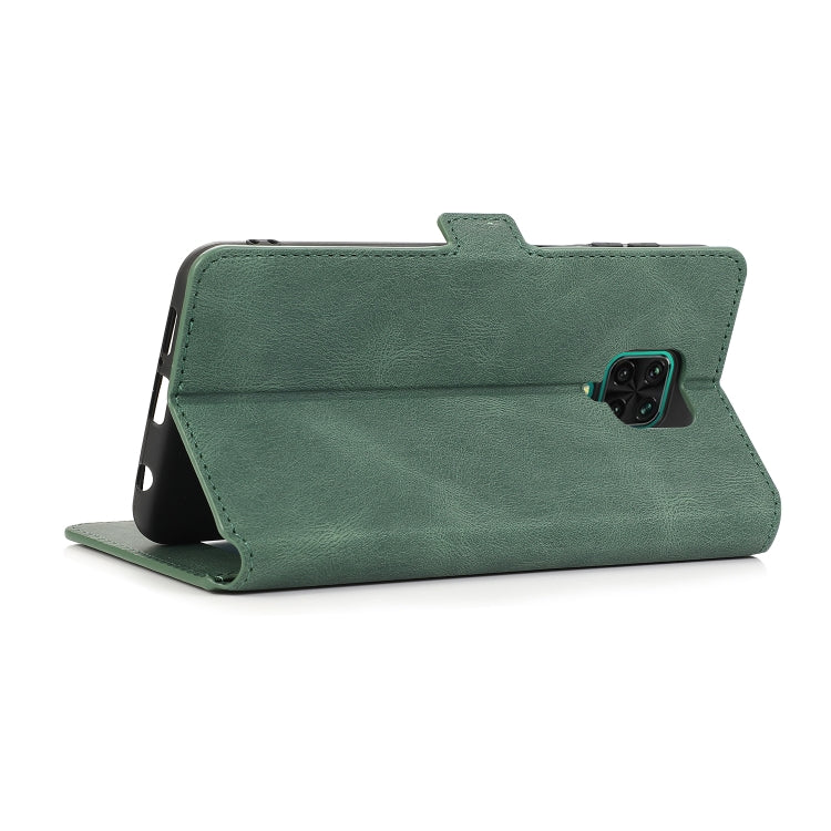 For Xiaomi Redmi Note 9 Pro Retro Magnetic Closing Clasp Horizontal Flip Leather Case with Holder & Card Slots & Photo Frame & Wallet