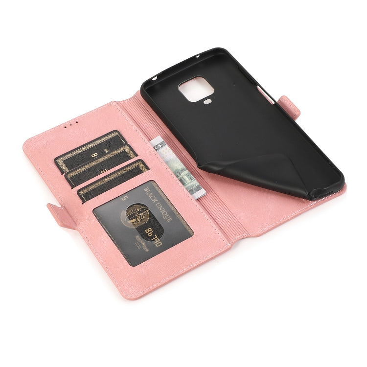 For Xiaomi Redmi Note 9 Pro Retro Magnetic Closing Clasp Horizontal Flip Leather Case with Holder & Card Slots & Photo Frame & Wallet