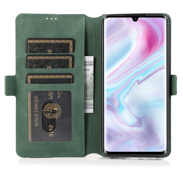 For Xiaomi Mi Note 10 Pro Retro Magnetic Closing Clasp Horizontal Flip Leather Case with Holder & Card Slots & Photo Frame & Wallet