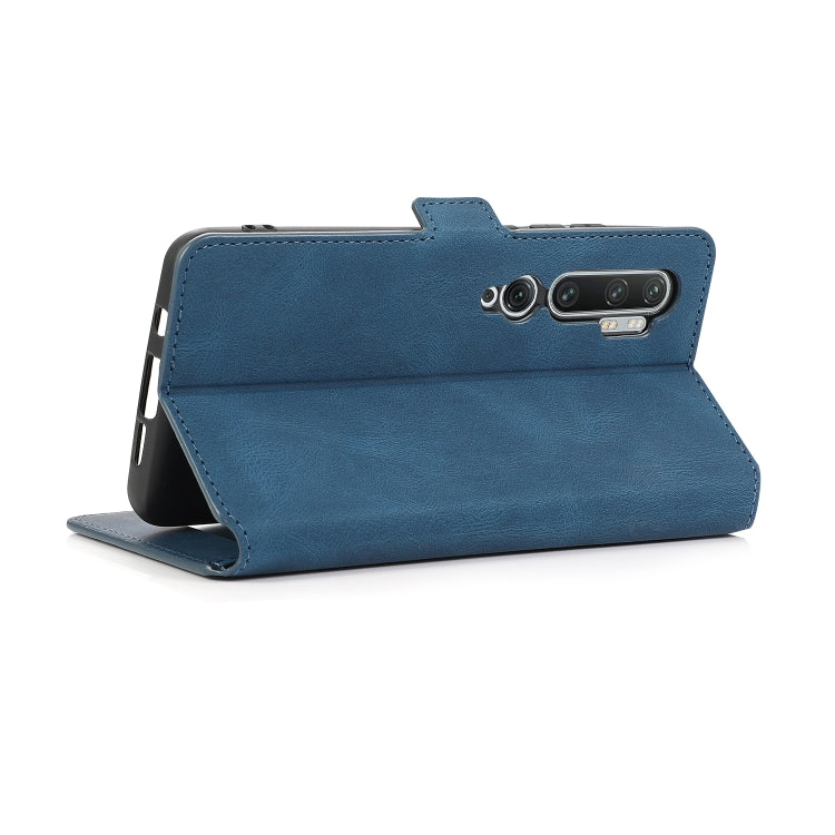 For Xiaomi Mi Note 10 Pro Retro Magnetic Closing Clasp Horizontal Flip Leather Case with Holder & Card Slots & Photo Frame & Wallet