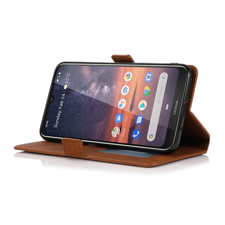 For Nokia 3.2 Retro Magnetic Closing Clasp Horizontal Flip Leather Case with Holder & Card Slots & Photo Frame & Wallet