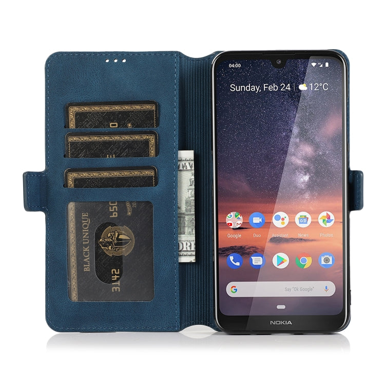 For Nokia 3.2 Retro Magnetic Closing Clasp Horizontal Flip Leather Case with Holder & Card Slots & Photo Frame & Wallet
