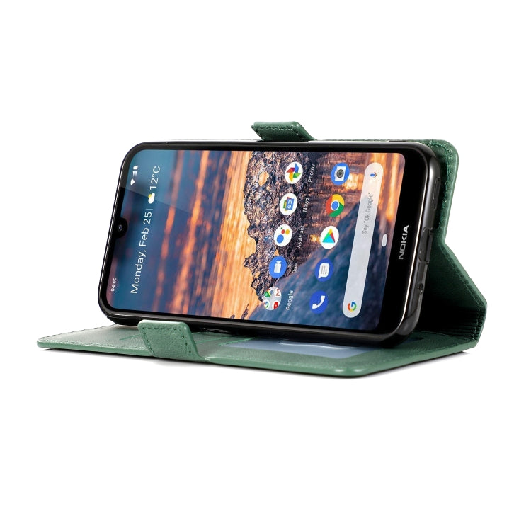 For Nokia 4.2 Retro Magnetic Closing Clasp Horizontal Flip Leather Case with Holder & Card Slots & Photo Frame & Wallet