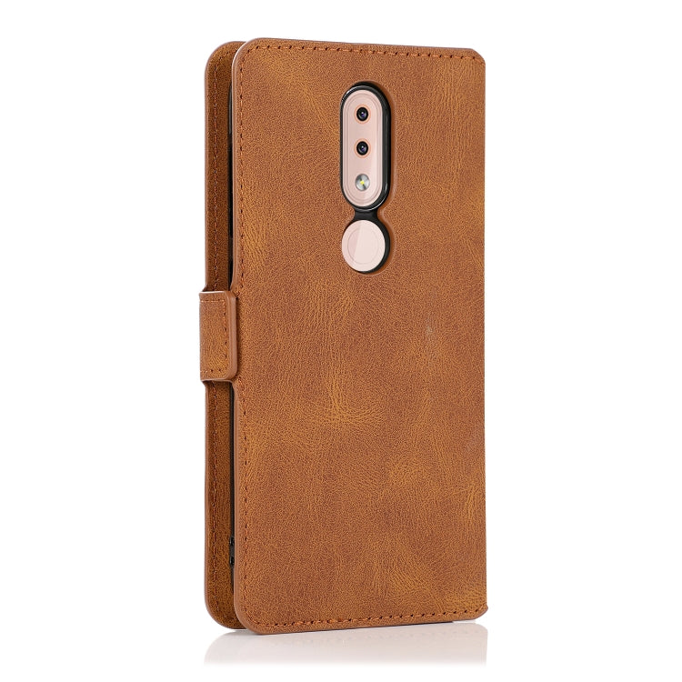 For Nokia 4.2 Retro Magnetic Closing Clasp Horizontal Flip Leather Case with Holder & Card Slots & Photo Frame & Wallet