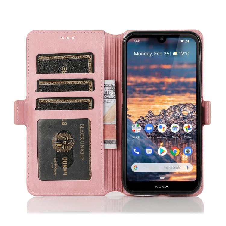 For Nokia 4.2 Retro Magnetic Closing Clasp Horizontal Flip Leather Case with Holder & Card Slots & Photo Frame & Wallet