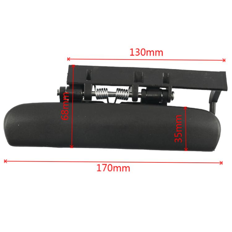 Car Left Door Outside Handle for Citroen Xsara 1997-2005 9101L8 - Black