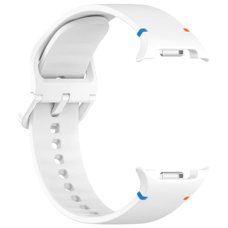For Samsung Galaxy Watch8 Classic 46mm / Watch8 44mm / 40mm xDfind Stitched Solid Color Silicone Watch Band, Size:20mm