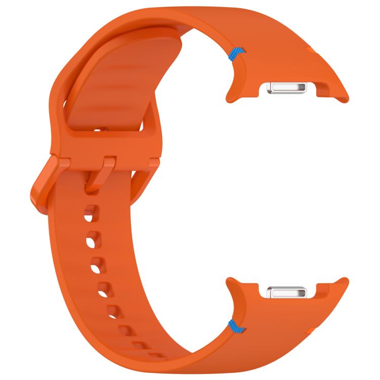 For Samsung Galaxy Watch8 Classic 46mm / Watch8 44mm / 40mm xDfind Stitched Solid Color Silicone Watch Band, Size:20mm