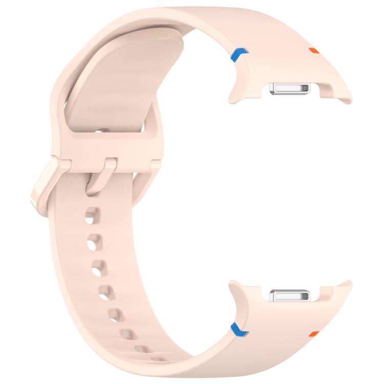 For Samsung Galaxy Watch8 Classic 46mm / Watch8 44mm / 40mm xDfind Stitched Solid Color Silicone Watch Band, Size:20mm