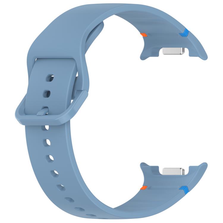 For Samsung Galaxy Watch8 Classic 46mm / Watch8 44mm / 40mm xDfind Stitched Solid Color Silicone Watch Band, Size:20mm
