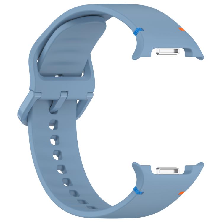For Samsung Galaxy Watch8 Classic 46mm / Watch8 44mm / 40mm xDfind Stitched Solid Color Silicone Watch Band, Size:20mm