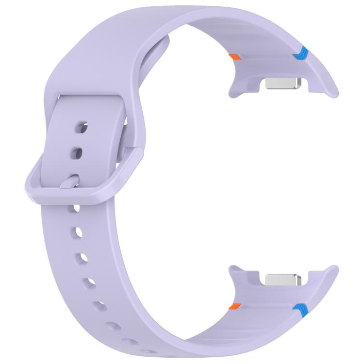 For Samsung Galaxy Watch8 Classic 46mm / Watch8 44mm / 40mm xDfind Stitched Solid Color Silicone Watch Band, Size:20mm
